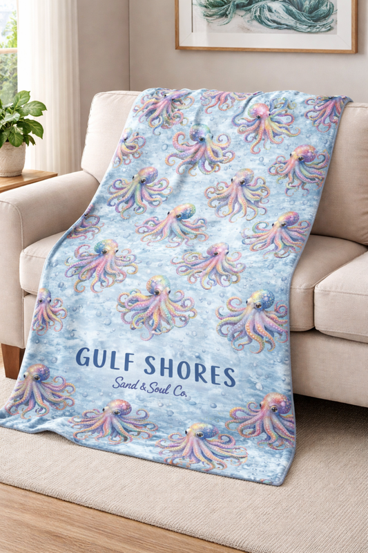 Gulf Shores Octopus Blanket
